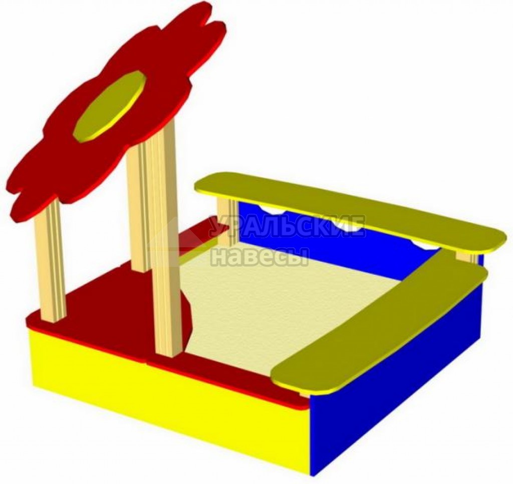 Песочница цветок
